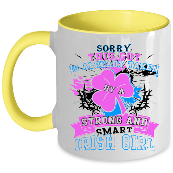 My Husband Coffee Mug, Taken By A Strong And Smart Irish Girl Accent Mug