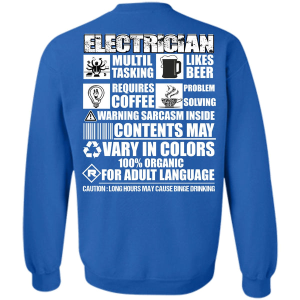 Likes Beer T Shirt, I Love Electrician Sweatshirt