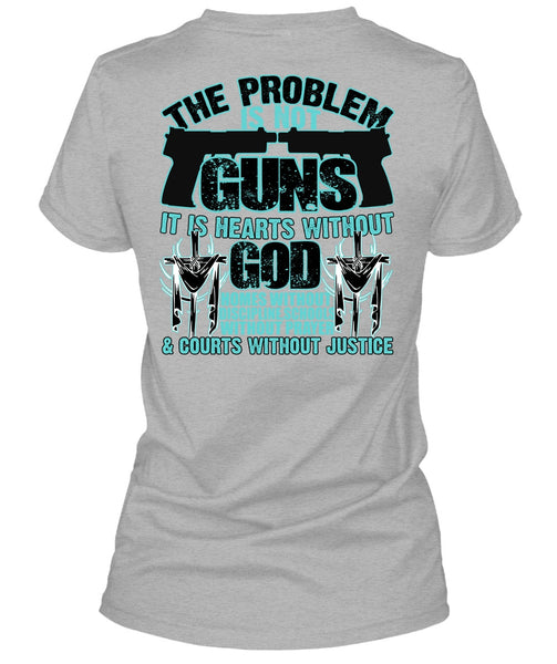 The Problem Is Not Guns T Shirt, I Love Veteran T Shirt