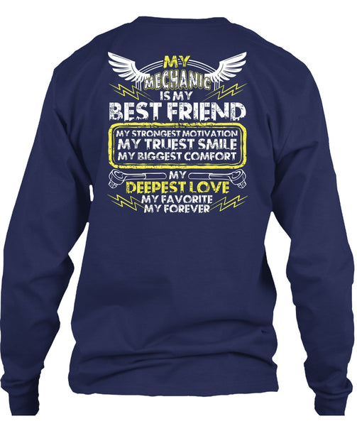 My Mechanic Is My Best Friend T Shirt, My Favorite My Forever T Shirt