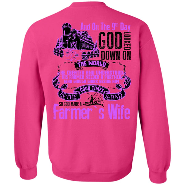 I Love Farming T Shirt, God Made A Farmer's Wife Sweatshirt