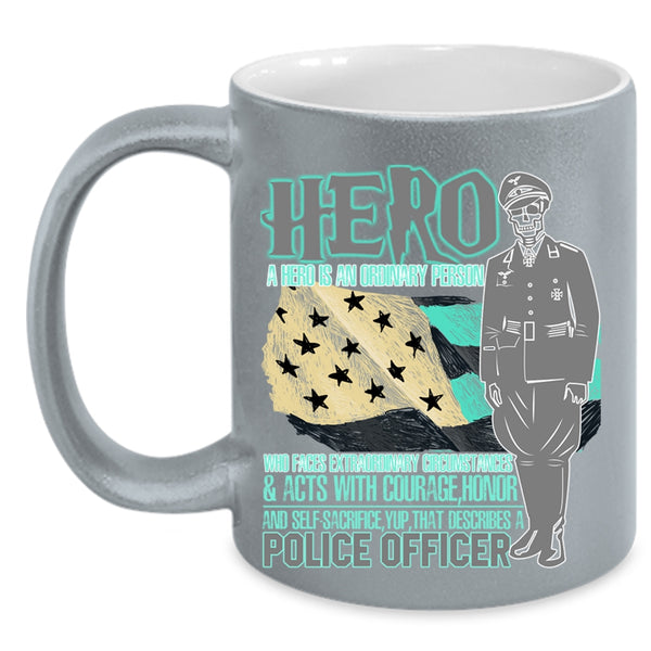 Awesome Gift for Police Officer Coffee Mug, Police Officer Accent Mug