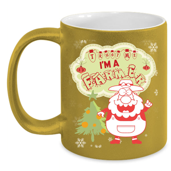 I'm A Farmer Coffee Mug, Funny Christmas Gift For Farmer Coffee Cup