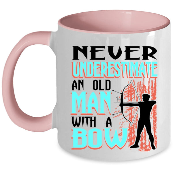 Awesome Grandpas Coffee Mug, An Old Man With A Bow Accent Mug