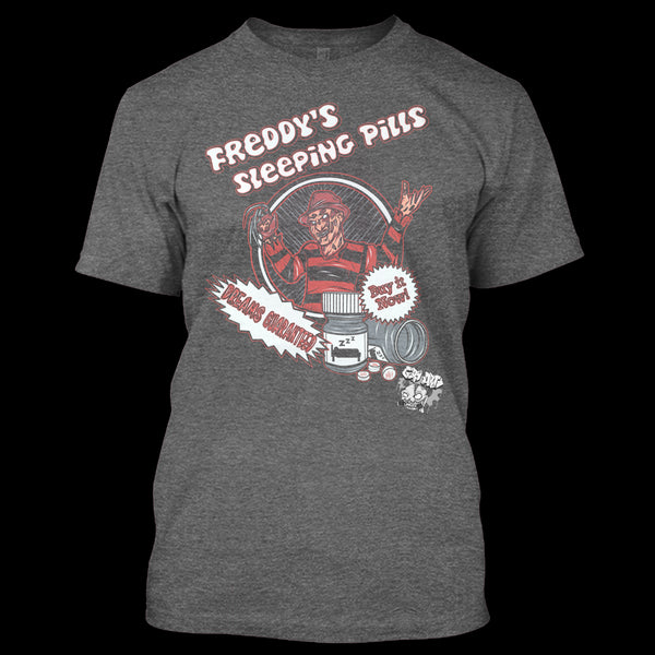 A black t-shirt with the shopify logo