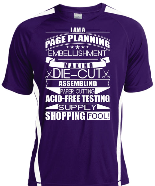 I Am A Page Panning T Shirt, Supply Shopping Fool T Shirt, Cool Shirt