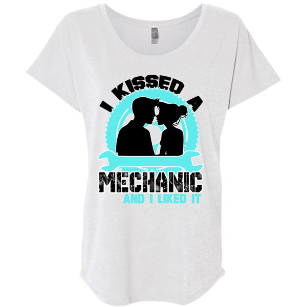 I Kissed Mechanic And I Liked It T Shirt, I Love Mechanic T Shirt, Awesome T-Shirts
