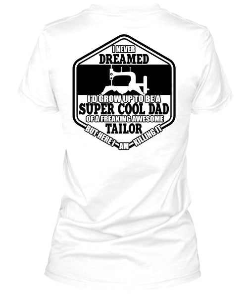 I'd Grow Up To Be A Cool Dad T Shirt, I Love Sewing T Shirt