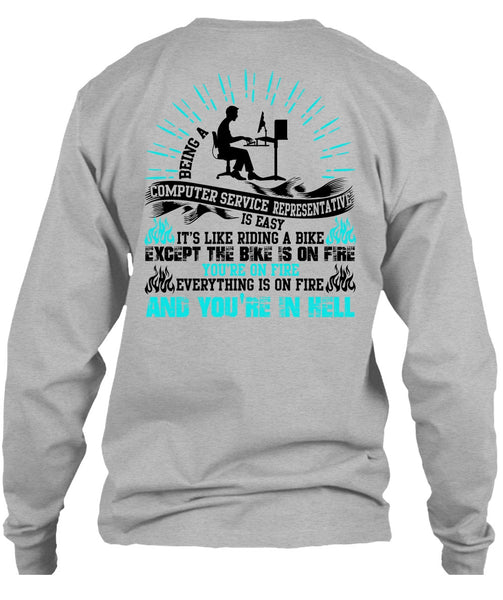 Being A Computer Service T Shirt, I Love Programmer T Shirt