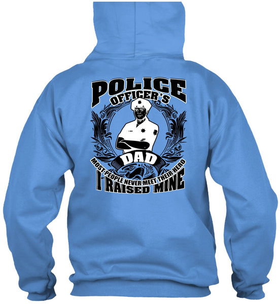 Police Officer's Dad T Shirt, I Love Police T Shirt