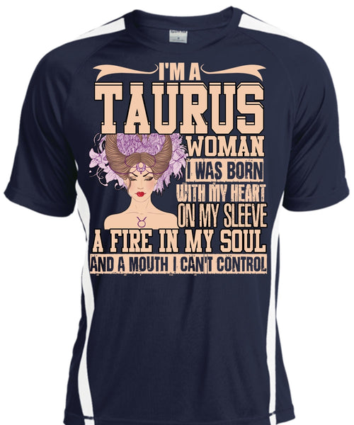 I'm A Taurus Woman T Shirt, Fire In My Soul T Shirt, Cool Shirt