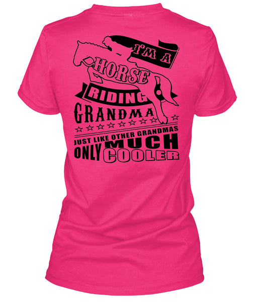 I'm a Horse Riding Grandma T Shirt, Sport T Shirt