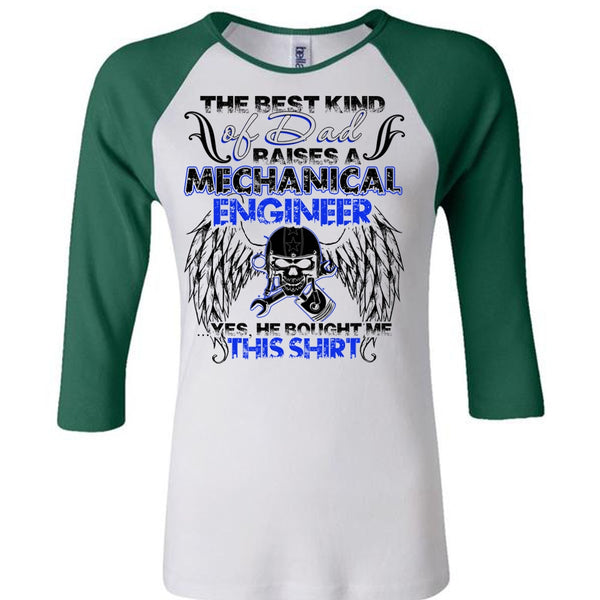 Dad Raises A Mechanical Engineer T Shirt, I Love Mechanic T Shirt, Awesome T-Shirts