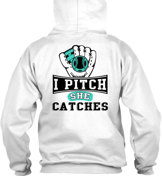 I Pitch She Catch T Shirt, Being A Baseball Player T Shirt
