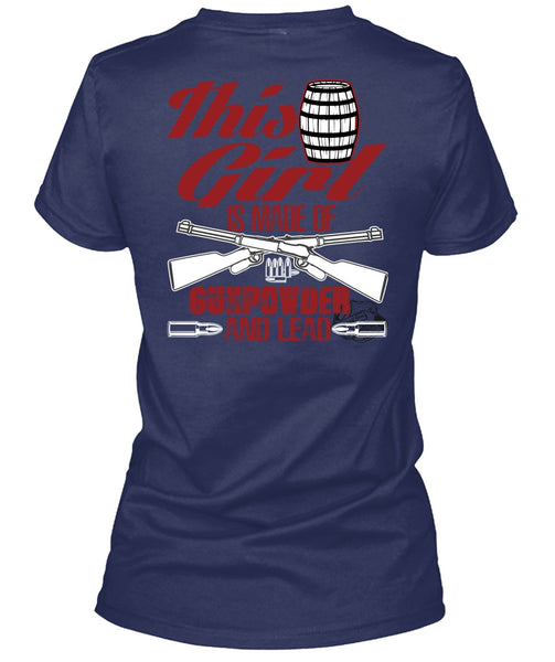 This Girl Is Made Of Gunpowder T Shirt, Being A Veteran T Shirt