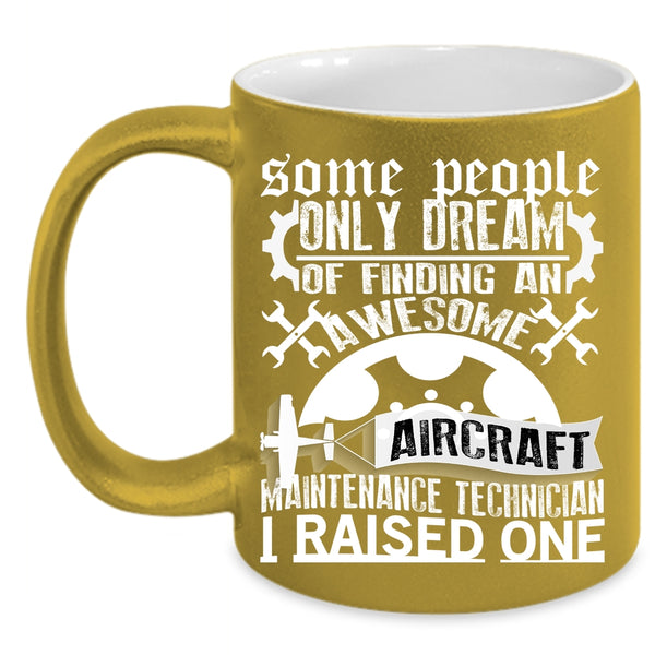 Aircraft Maintenance Technician Coffee Mug, Cool Job Title Coffee Cup