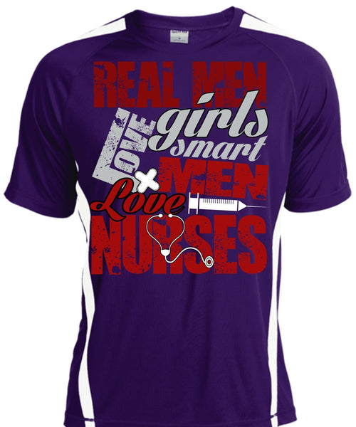 Real Men Love Girls T Shirt, Smart Men Love Nurses T Shirt, Cool Shirt