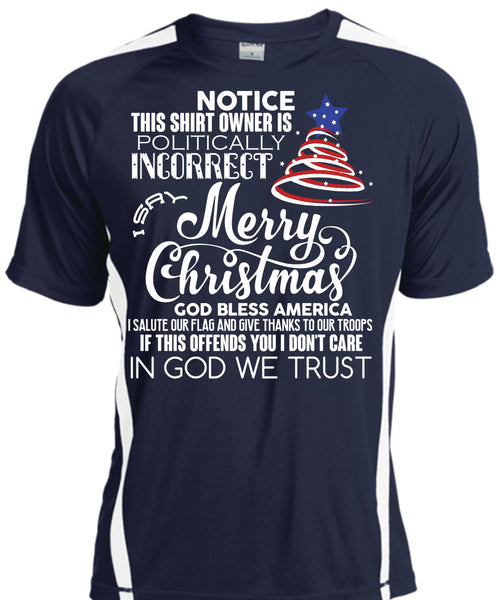 Merry Christmas T Shirt, God Bless America T Shirt, Cool Shirt