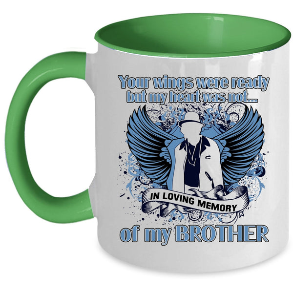 My Heart Was Not Coffee Mug, Your Wings Were Ready Accent Mug