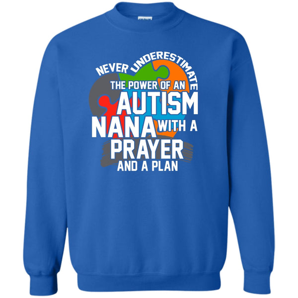 The Power Of An Autism Nana T Shirt, Coolest Autism Nana Sweatshirt