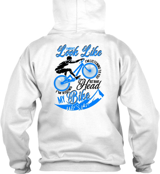 I'm Riding My Bike T Shirt, I Love Biker T Shirt