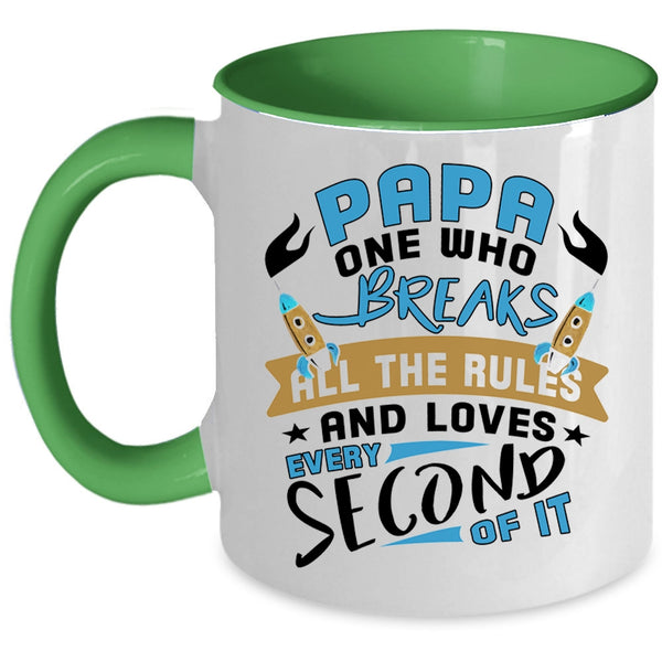 Best Gift For Papa Coffee Mug, Awesome Papa Accent Mug