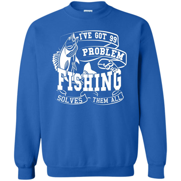 But Fishing Solves Them All T Shirt, Coolest Fishing Lover Sweatshirt