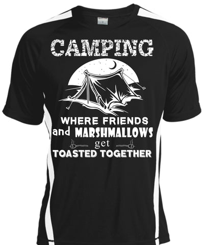 A black t-shirt with the shopify logo