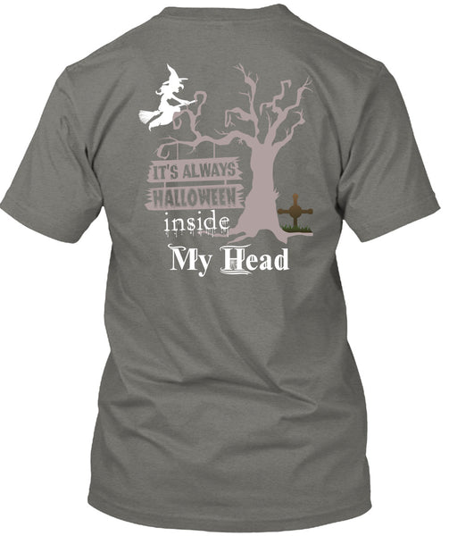 It's Always Halloween Inside My Head T Shirt, I Love You Pumpkin T Shirt