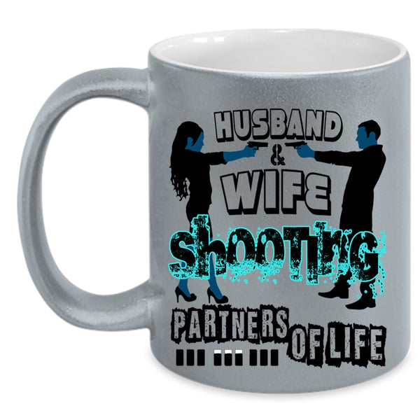 Shooting Partners Of Life Coffee Mug, Husband And Wife Accent Mug