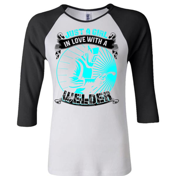 Just A Girl In Love With A Welder T Shirt, I Love Welding T Shirt, Awesome T-Shirts