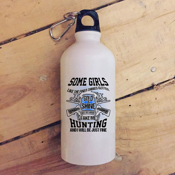 My Honey Take Me Hunting 20 oz Stainless Steel Bottle,Funny Hunting Outdoor Sports Water Bottle
