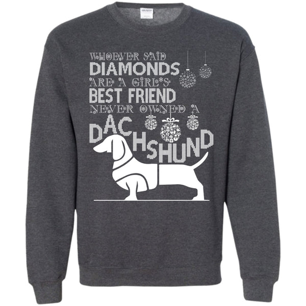 Never Owned A Dachshund T Shirt, Gift For Merry Christmas Sweatshirt