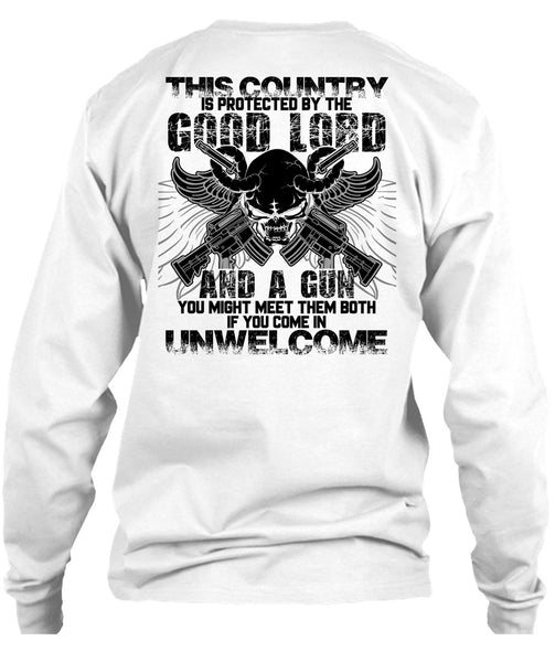 Good Lord And A Gun T Shirt, I Love Gunning T Shirt