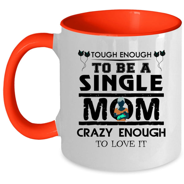 Awesome Gift For My Mom Coffee Mug, Cat Mom Accent Mug