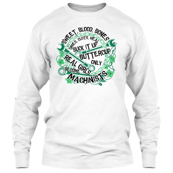 Sweet Blood Bones T Shirt, Coolest Mechanic Girls T Shirt