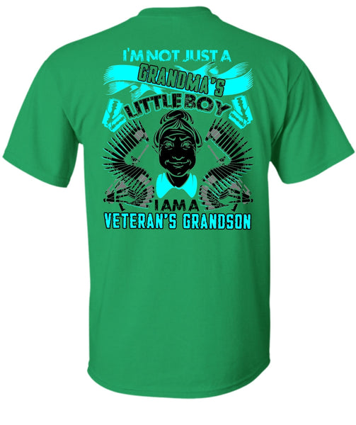 I Am A Veteran's Grandson T Shirt, Being A Veteran T Shirt