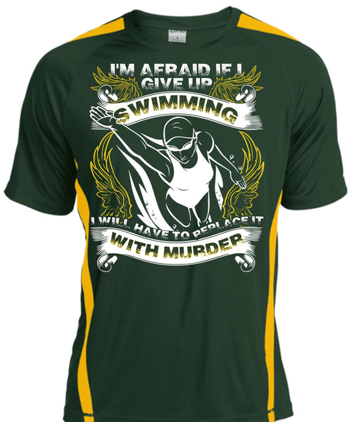 I Give Up Swimming T Shirt, Being A Swimmer T Shirt, Cool Shirt