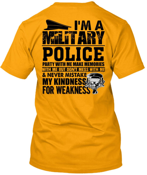 I'm A Military Police T Shirt, I Love Police T Shirt