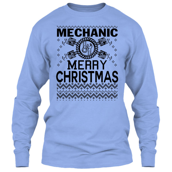 Mechanic Merry Christmas T Shirt, Merry Christmas Gift T Shirt