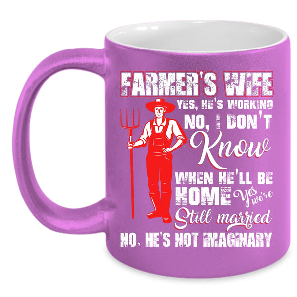 Farmer's Wife Coffee Mug, Cool Gift For Farmer's Wife Coffee Cup