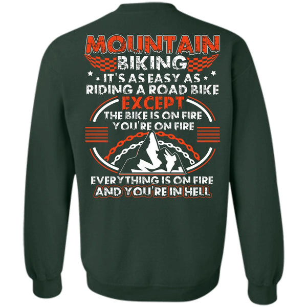 Riding A Road Bike T Shirt, I Love Biker Sweatshirt