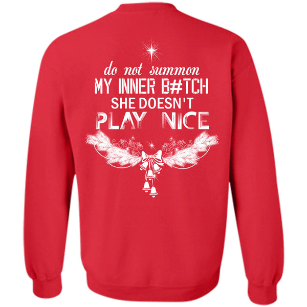 She Doesn't Play Nice T Shirt, This Girl Loves Christmas Sweatshirt