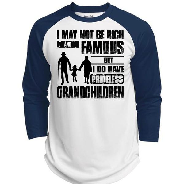 I Do Have Priceless Grandchildren T Shirt, I Love Grandkid T Shirt, Awesome T-Shirts  (Polyester Game Baseball Jersey)