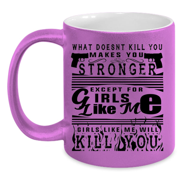 Awesome Gift For My Wife Coffee Mug, Strong Girls Accent Mug