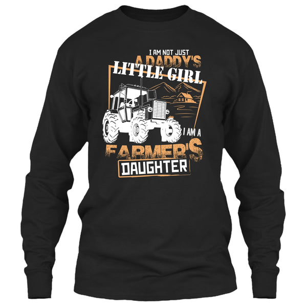 Just A Daddy's Littile Girl T Shirt, I'm A Farmer's Girl T Shirt