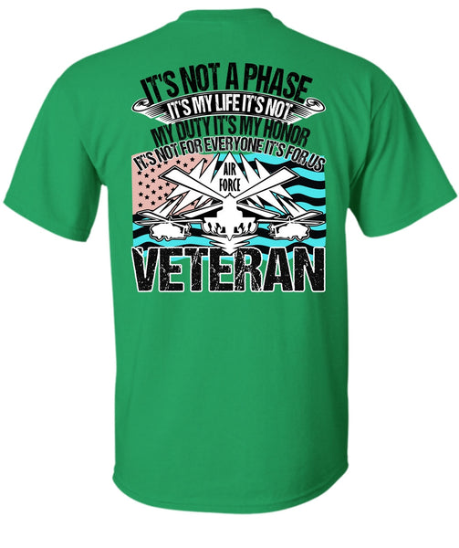 Air Force Veteran T Shirt, I Love Veteran T Shirt
