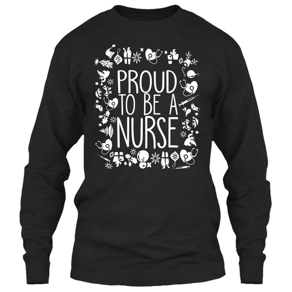 Proud To Be A Nurse T Shirt, Nurse Merry Christmas T Shirt