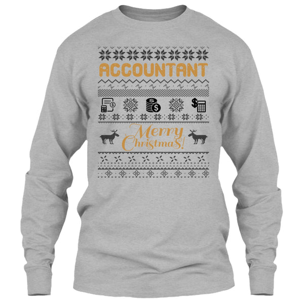 Acoountant Merry Christmas T Shirt, Gift For Merry Christmas T Shirt