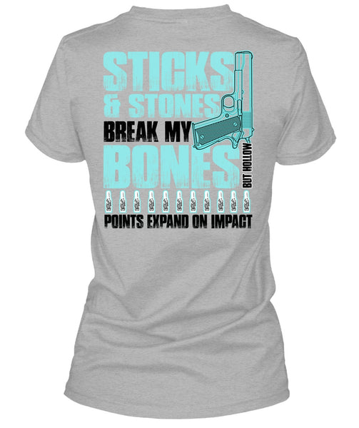 Sticks And Stones T Shirt, I Love Gunning T Shirt